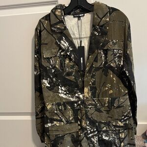 Camo Blazer Romper